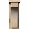 Ekena Millwork Huntington Rough Sawn Corbel w/Backplate, Douglas Fir, 6"W x 12"D x 16"H COR06X12X16HUN01RDF - alternate 2